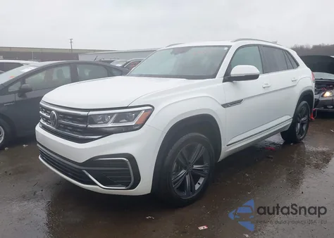 2021 Volkswagen Atlas Cross Sport 3.6L V6 Se W/Technology R-Line z USA, uszkodzony, nr VIN 1V2RE2CA3MC228313